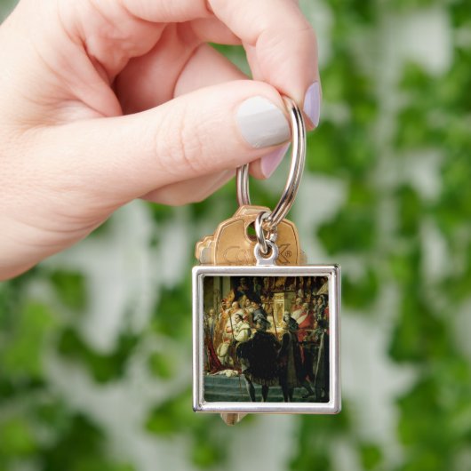 De veroordeling van de keizer Napoleon Sleutelhanger (Hand)