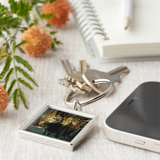 De veroordeling van de keizer Napoleon Sleutelhanger (Zijkant)