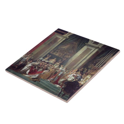 De veroordeling van de keizer Napoleon Tegeltje (Zijkant)