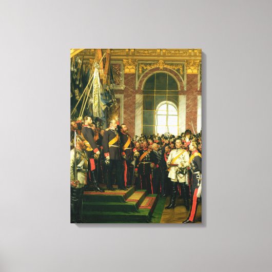 De veroordeling van Wilhelm tot Kaiser Canvas Afdruk (Voorkant)