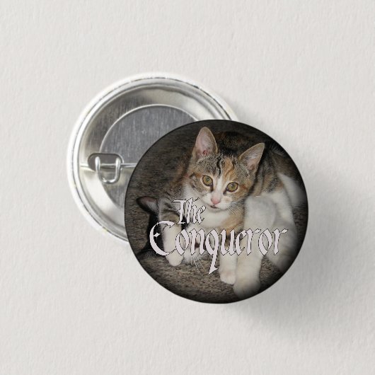 "De veroveraar" Kitten Button (Voorkant /achterkant)