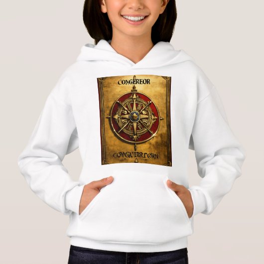 De veroveraar ontwierp hoodie (Voorkant)