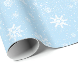 De Verpakkende papier-Sneeuwvlokken van Kerstmis Cadeaupapier