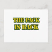 de verpakking is terug briefkaart (Voorkant)