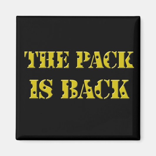 De verpakking is terug kaastekst magneet (Voorkant)