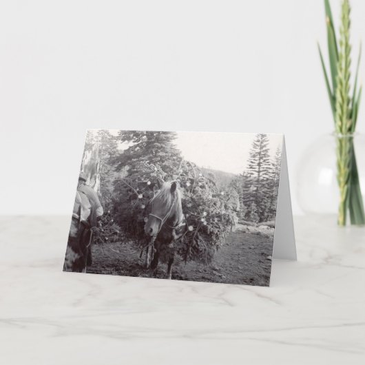 De verpakking van uit Kerstmis Feestdagen Kaart (Voorkant)