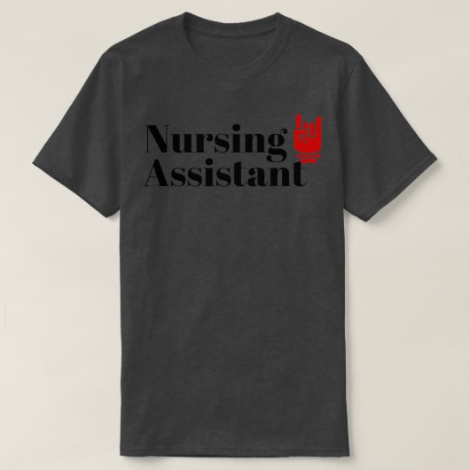 De verpleegkundige assistent t-shirt (Design voorkant)