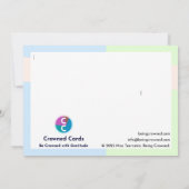 De verpleegkundige van de gemeenschap bedankkaart (Achterkant)