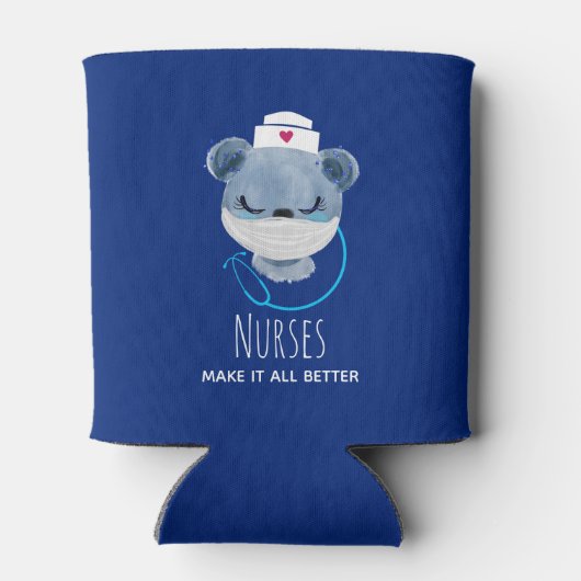 De verpleegkundigen maken het allen beter Gemaskee Blikjeskoeler (Achterkant)