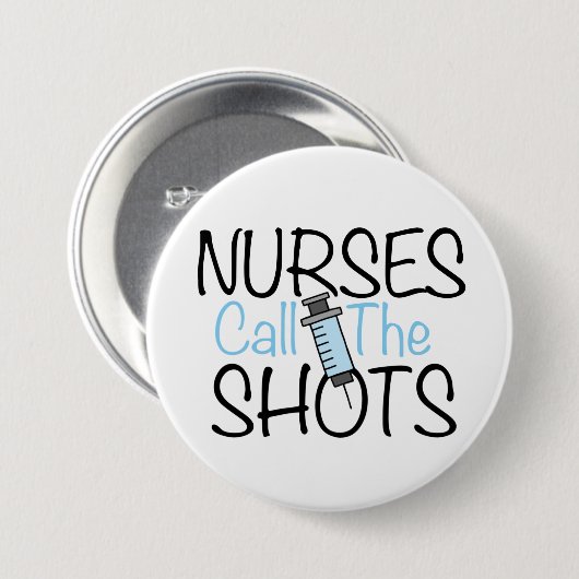 De verpleegkundigen roepen de Button van de Schoen (Voorkant /achterkant)