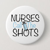 De verpleegkundigen roepen de Button van de Schoen (Voorkant)