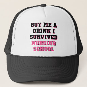 De verpleegschool koopt me een Drink Trucker Pet