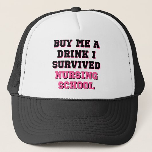 De verpleegschool koopt me een Drink Trucker Pet (Voorkant)
