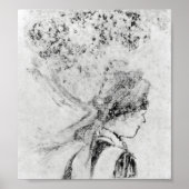 De verpleegster Edgar Degas Poster (Voorkant)