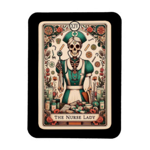 De Verpleegster Lady Tarot Kaart Magnet Magneet
