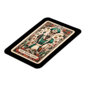 De Verpleegster Lady Tarot Kaart Magnet Magneet (Linkerzijde)