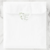 De verpleegster raakt een leven met wilde bloemen  hart sticker (Tas)