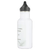 De verpleegster raakt een leven met wilde bloemen  waterfles  (Rechts)