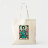 De verpleegster Tarot Kaart Canvas tas (Voorkant)