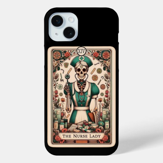 De verpleegster Tarot Kaart Collectie Case-Mate iPhone Case (Achterkant)