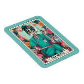 De Verpleegster Tarot Kaart Magnet Magneet (Rechterzijde)