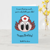 De Verpleegster van de Peuter van de bel Kaart (Gele Bloem)