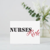 de verpleegsters beslissen briefkaart (Staand voorkant)