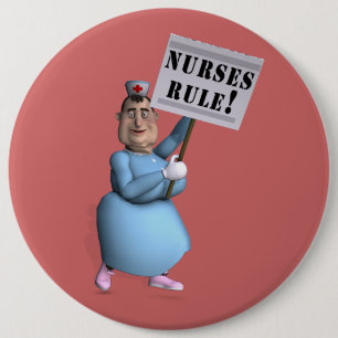 De verpleegsters beslissen! ronde button 6,0 cm