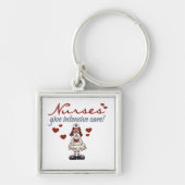 De verpleegsters geven de t-shirts en de Giften va Sleutelhanger (Voorkant)