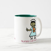 De verpleegsters roepen de mok van de Schoenen! (Voorkant rechts)