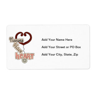 De Verpleegsters van de stethoscoop hebben de Etiket