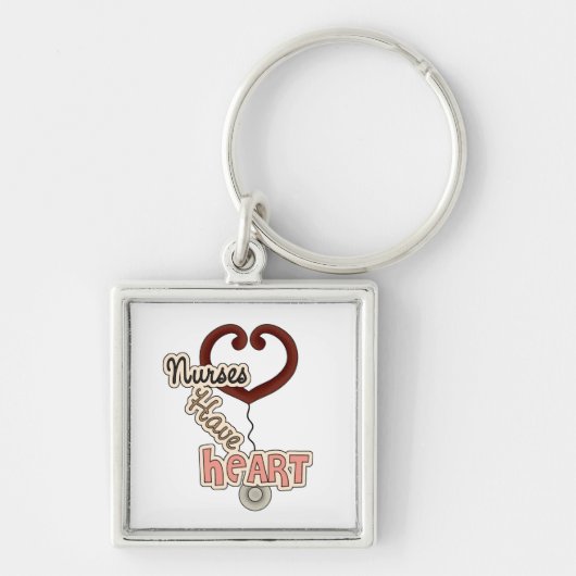 De Verpleegsters van de stethoscoop hebben de T-sh Sleutelhanger (Voorkant)