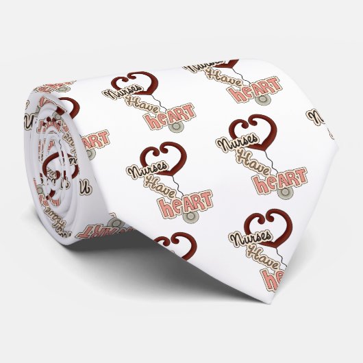 De Verpleegsters van de stethoscoop hebben de T-sh Stropdas (Opgerold)