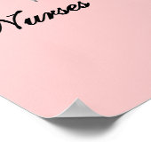 De Verpleegsters van de teddybeer roepen de de T-s Poster (Hoek)