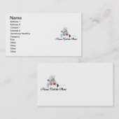 De Verpleegsters van de teddybeer roepen de de Visitekaartje (Voorkant / Achterkant)