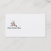 De Verpleegsters van de teddybeer roepen de de Visitekaartje (Achterkant)