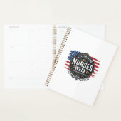 De verpleegstersweek 2026 patriottische vintage De Planner (Display)