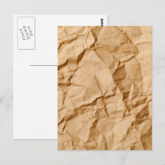 De verpletterde Gerimpelde Achtergrond van Grunge Briefkaart (Voorkant / Achterkant)