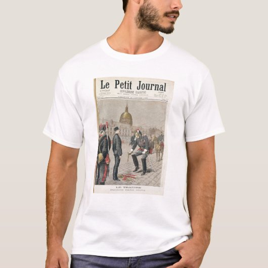 De verrader De afbraak van Alfred Dreyfus T-shirt (Voorkant)