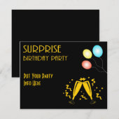 De verrassende Partij van de Dagen nodigt Tekst u Kaart (Voorkant / Achterkant)