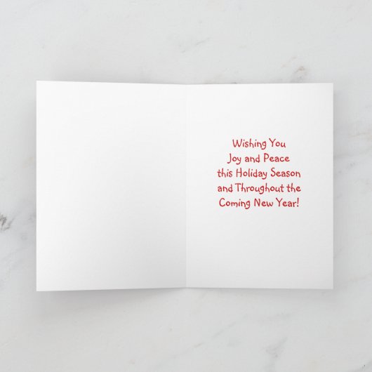 De Verrassing Harle UC van Kerstmis van great dane Feestdagen Kaart (Binnen)