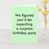 De verrassing van de verjaardag kaart (Gele Bloem)