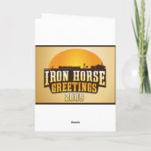 De Verrassing van Kerstmis Feestdagen Kaart (Achterkant)