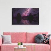 De Verre Lichten Canvas Afdruk (Insitu (Woonkamer))