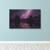 De Verre Lichten Canvas Afdruk (Insitu (Houten vloer))