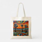 De verre stad tote bag (Achterkant)