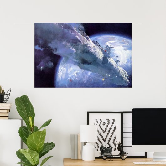 De verre tijd poster (Thuiskantoor)