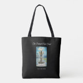 De verre voorbij Tarot Card Deck Ace van Cups Tote Bag (Achterkant)