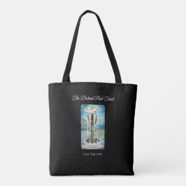 De verre voorbij Tarot Card Deck Ace van Cups Tote Bag
