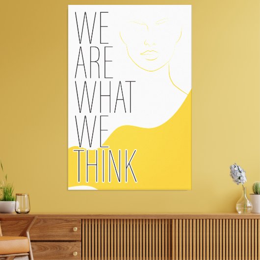 De Verrekte Druk van het Canvas met Inspirerend Be (Insitu (Woonkamer))